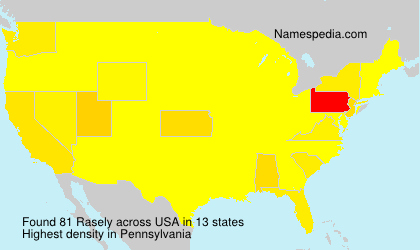 Surname Rasely in USA Surname Rasely in USA