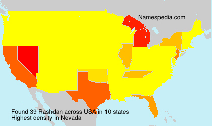 Surname Rashdan in USA Surname Rashdan in USA