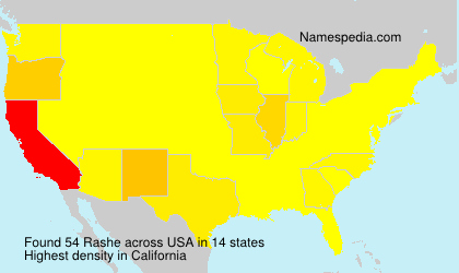 Surname Rashe in USA Surname Rashe in USA