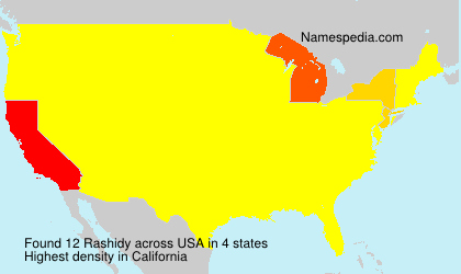 Surname Rashidy in USA Surname Rashidy in USA