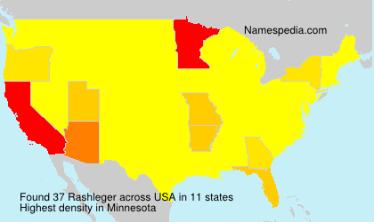 Surname Rashleger in USA Surname Rashleger in USA