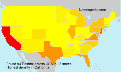 Surname Rashmi in USA Surname Rashmi in USA