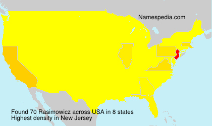 Surname Rasimowicz in USA Surname Rasimowicz in USA