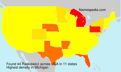 Surname Raskiewicz in USA Surname Raskiewicz in USA
