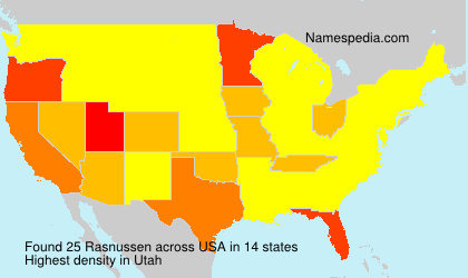 Surname Rasnussen in USA Surname Rasnussen in USA