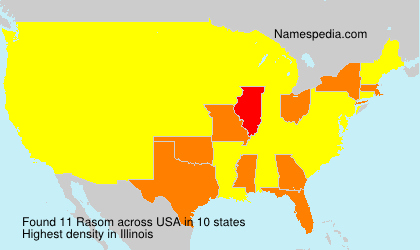 Surname Rasom in USA Surname Rasom in USA