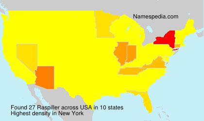 Surname Raspiller in USA Surname Raspiller in USA