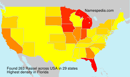 Surname Rassel in USA Surname Rassel in USA