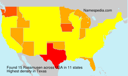 Surname Rassmusen in USA Surname Rassmusen in USA