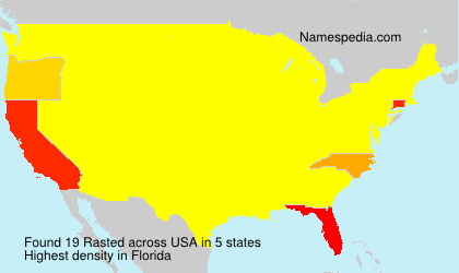 Surname Rasted in USA Surname Rasted in USA