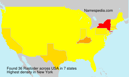Surname Rastoder in USA Surname Rastoder in USA