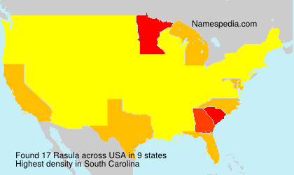Surname Rasula in USA Surname Rasula in USA