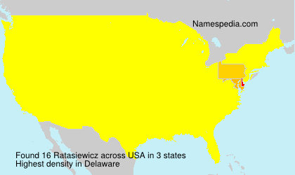 Surname Ratasiewicz in USA Surname Ratasiewicz in USA