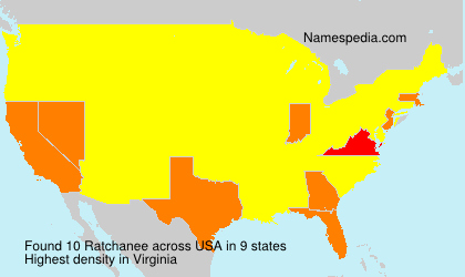 Surname Ratchanee in USA Surname Ratchanee in USA