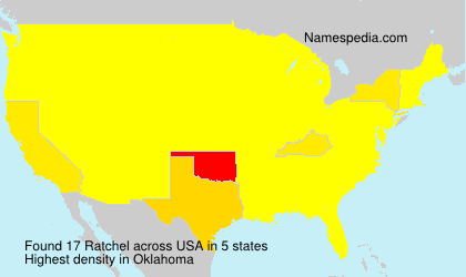 Surname Ratchel in USA Surname Ratchel in USA