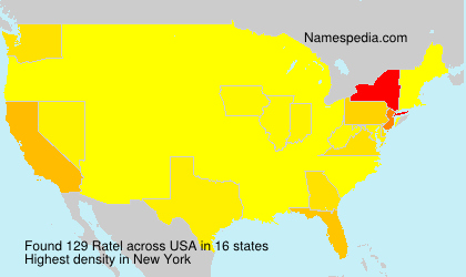 Surname Ratel in USA Surname Ratel in USA