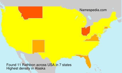Surname Rathbon in USA Surname Rathbon in USA