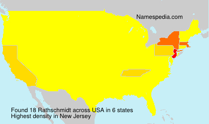 Surname Rathschmidt in USA Surname Rathschmidt in USA