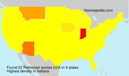 Surname Rathsman in USA Surname Rathsman in USA