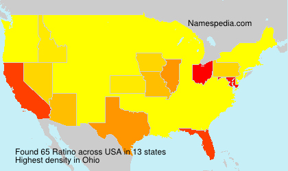 Surname Ratino in USA Surname Ratino in USA
