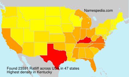 Surname Ratliff in USA Surname Ratliff in USA