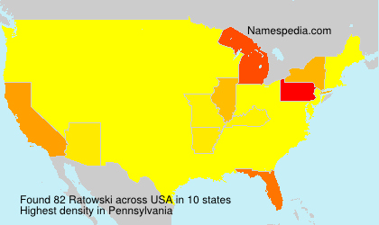 Surname Ratowski in USA Surname Ratowski in USA