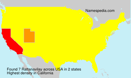 Surname Rattanavilay in USA Surname Rattanavilay in USA