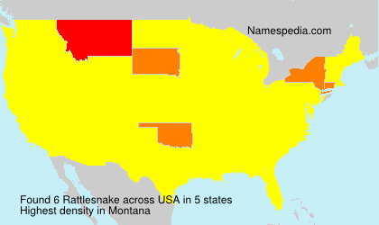 Surname Rattlesnake in USA Surname Rattlesnake in USA