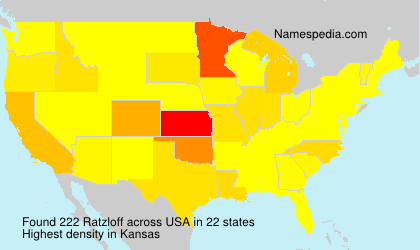 Surname Ratzloff in USA Surname Ratzloff in USA