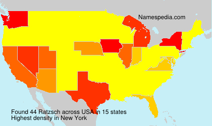 Surname Ratzsch in USA Surname Ratzsch in USA