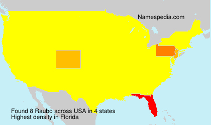 Surname Raubo in USA Surname Raubo in USA