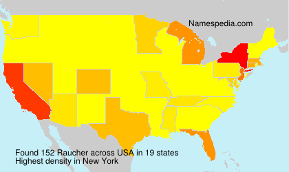 Surname Raucher in USA Surname Raucher in USA