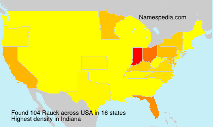 Surname Rauck in USA Surname Rauck in USA