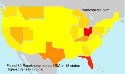 Surname Rauckhorst in USA Surname Rauckhorst in USA