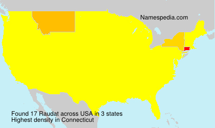 Surname Raudat in USA Surname Raudat in USA