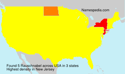 Surname Rauschnabel in USA Surname Rauschnabel in USA