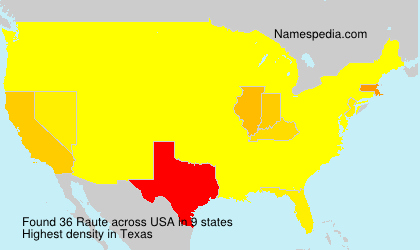 Surname Raute in USA Surname Raute in USA