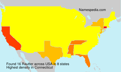 Surname Rautter in USA Surname Rautter in USA