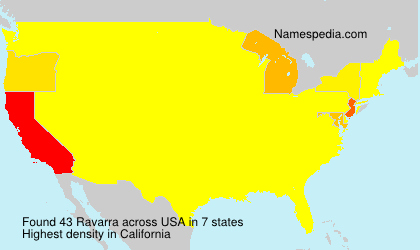 Surname Ravarra in USA Surname Ravarra in USA