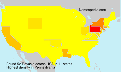 Surname Ravasio in USA Surname Ravasio in USA