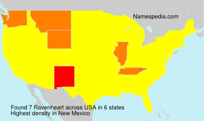 Surname Ravenheart in USA Surname Ravenheart in USA