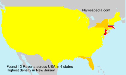 Surname Raverta in USA Surname Raverta in USA