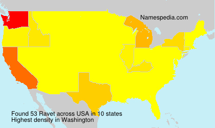 Surname Ravet in USA Surname Ravet in USA