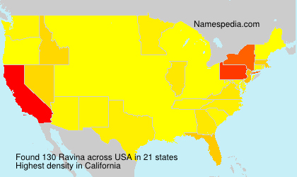 Surname Ravina in USA Surname Ravina in USA