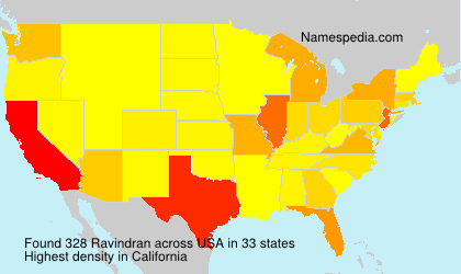 Surname Ravindran in USA Surname Ravindran in USA