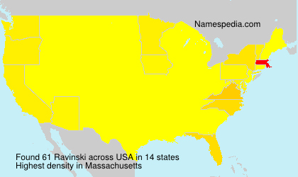 Surname Ravinski in USA Surname Ravinski in USA