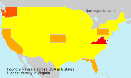 Surname Ravirala in USA Surname Ravirala in USA