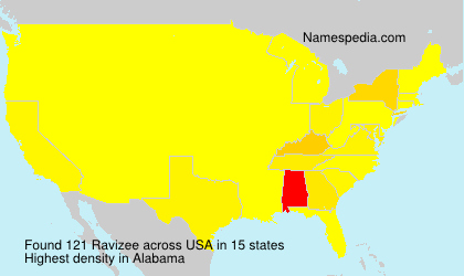 Surname Ravizee in USA Surname Ravizee in USA