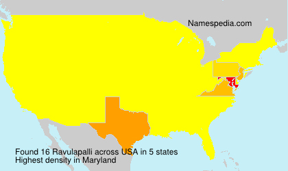 Surname Ravulapalli in USA Surname Ravulapalli in USA