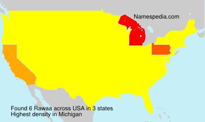 Surname Rawaa in USA Surname Rawaa in USA
